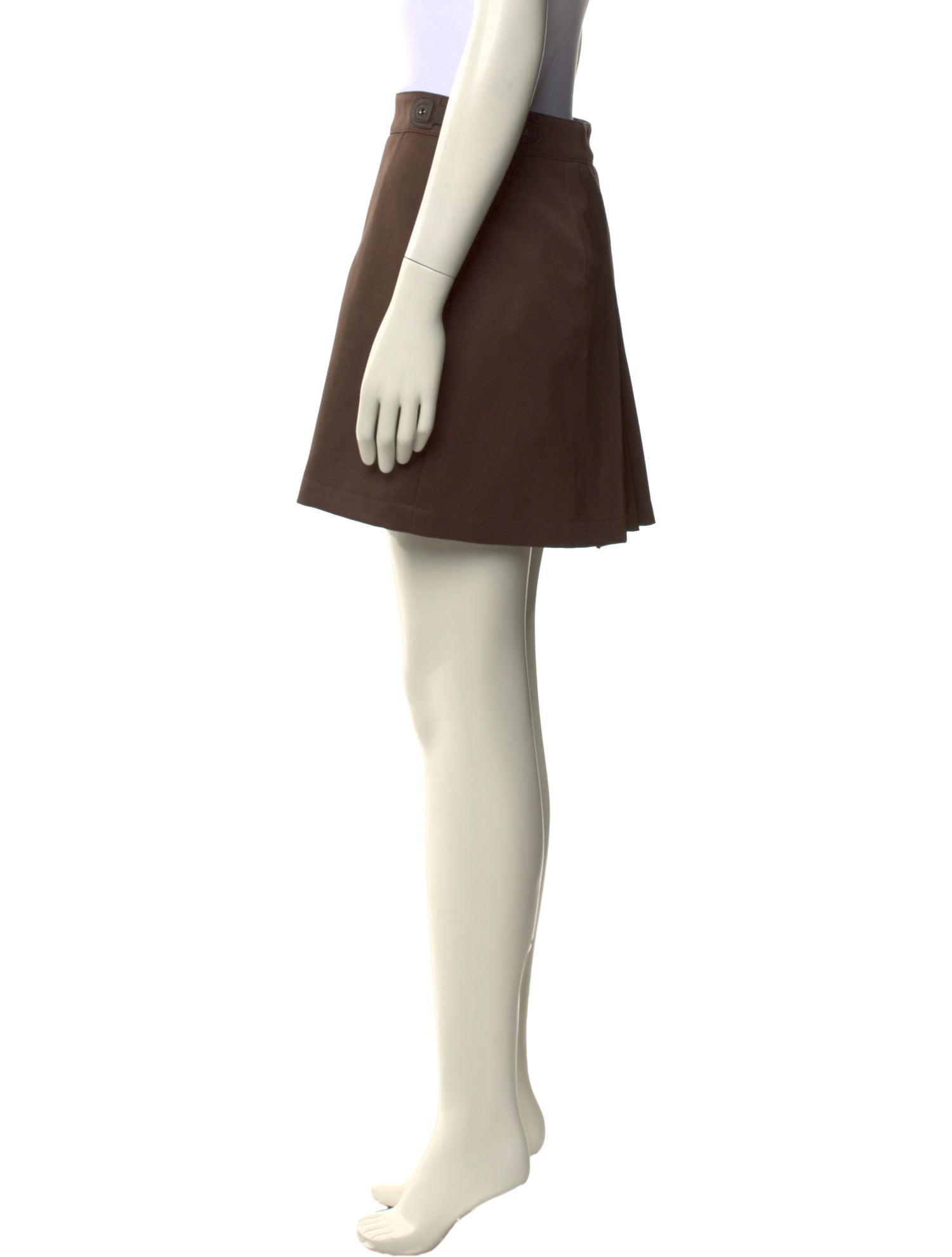 LVIR Pleated Accents Mini Skirt w/ Tags