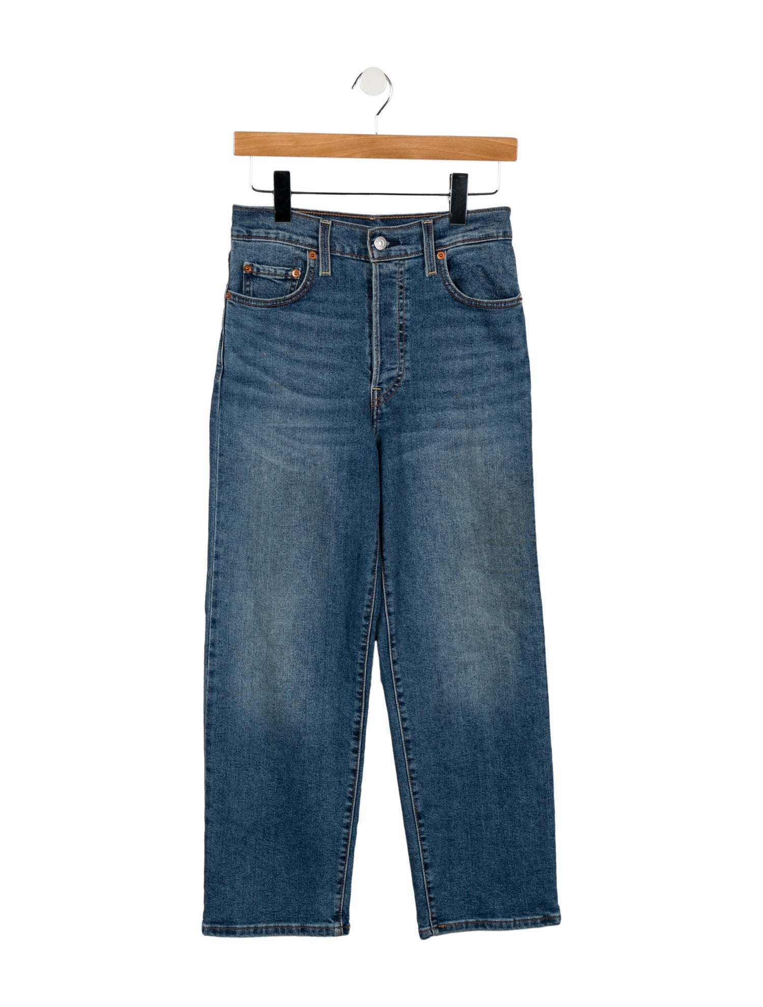 Levi Strauss High-Rise Straight Leg Jeans