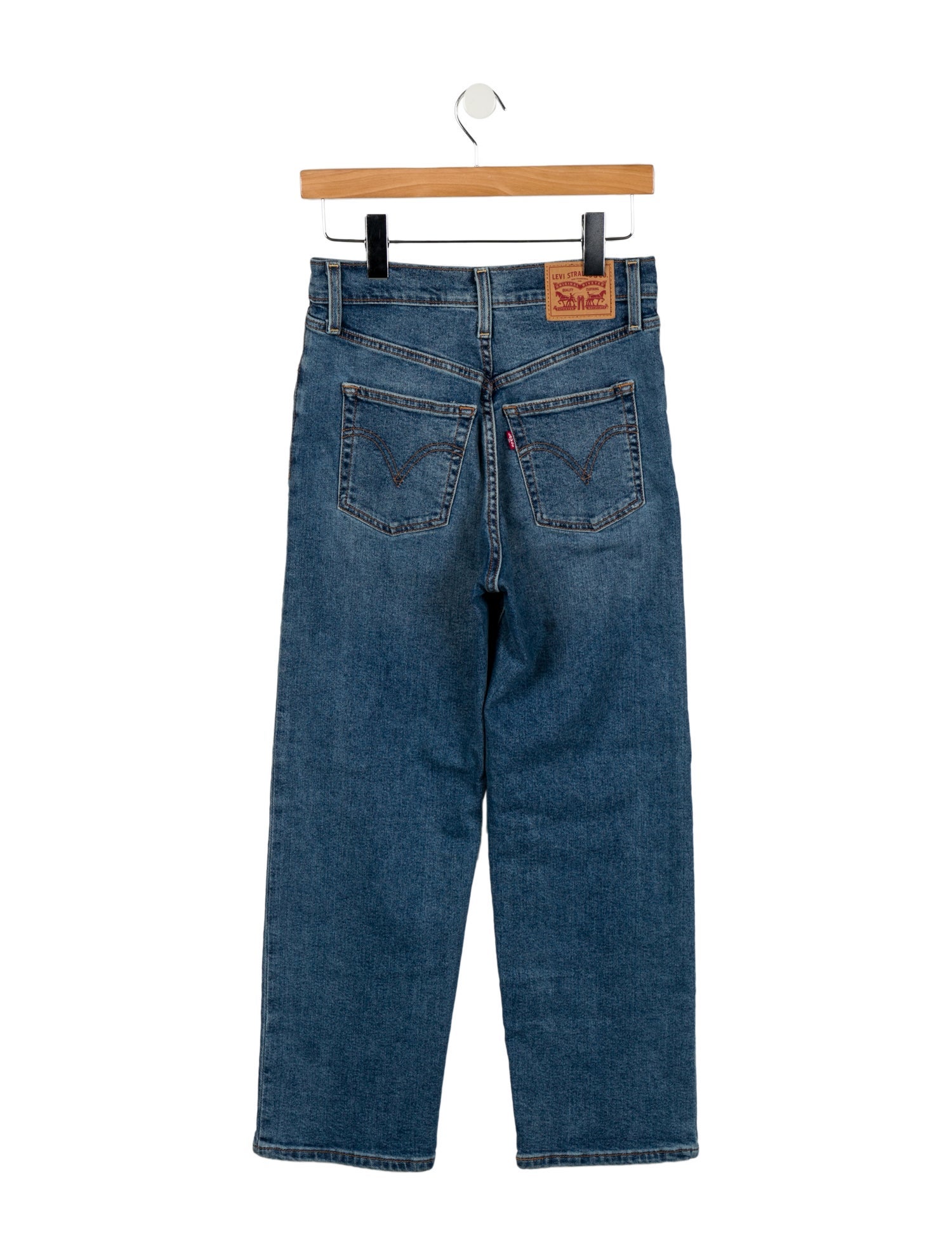 Levi Strauss High-Rise Straight Leg Jeans