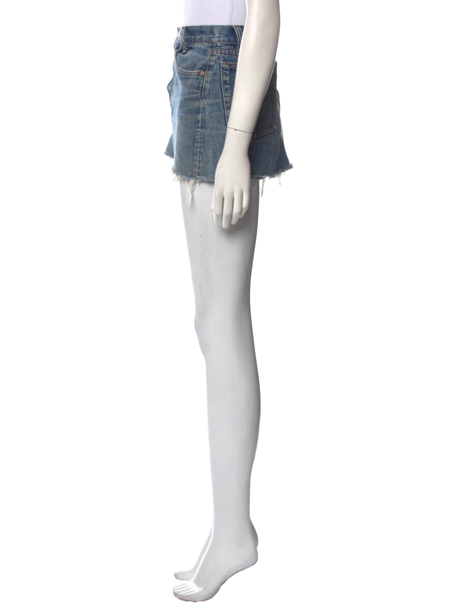 Levi's Vintage Clothing Distressed Accents Mini Skirt