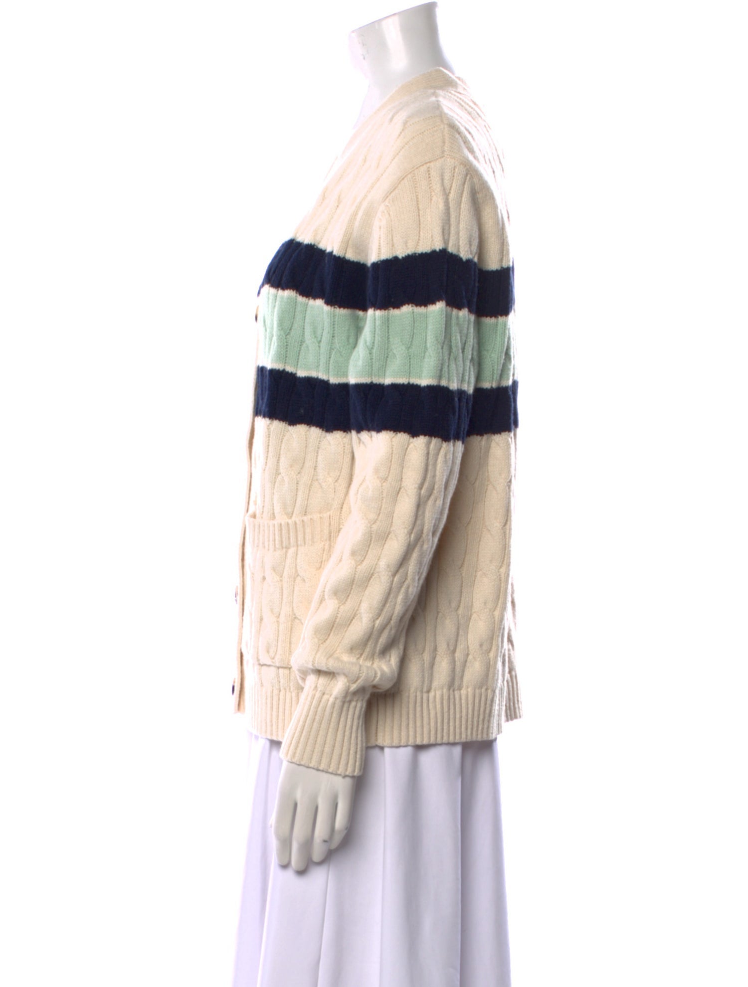 Levi's Vintage Clothing Striped V-Neck Sweater