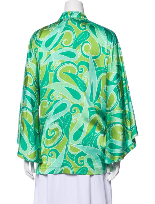 La Vie Jetsetter Printed Mock Neck Tunic