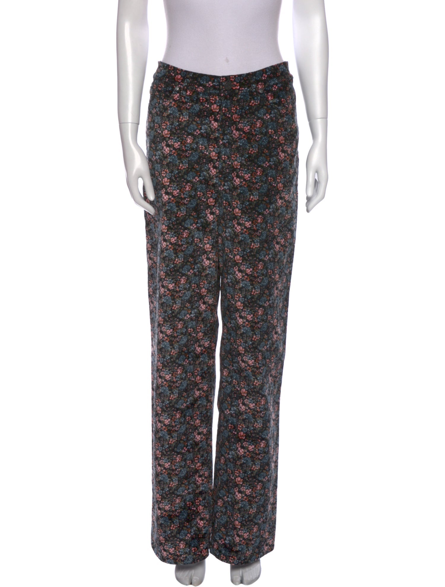 La Vie Jetsetter Floral Print Wide Leg Pants