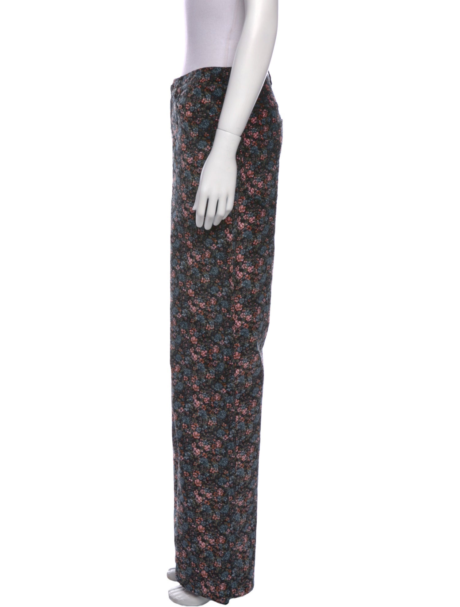 La Vie Jetsetter Floral Print Wide Leg Pants