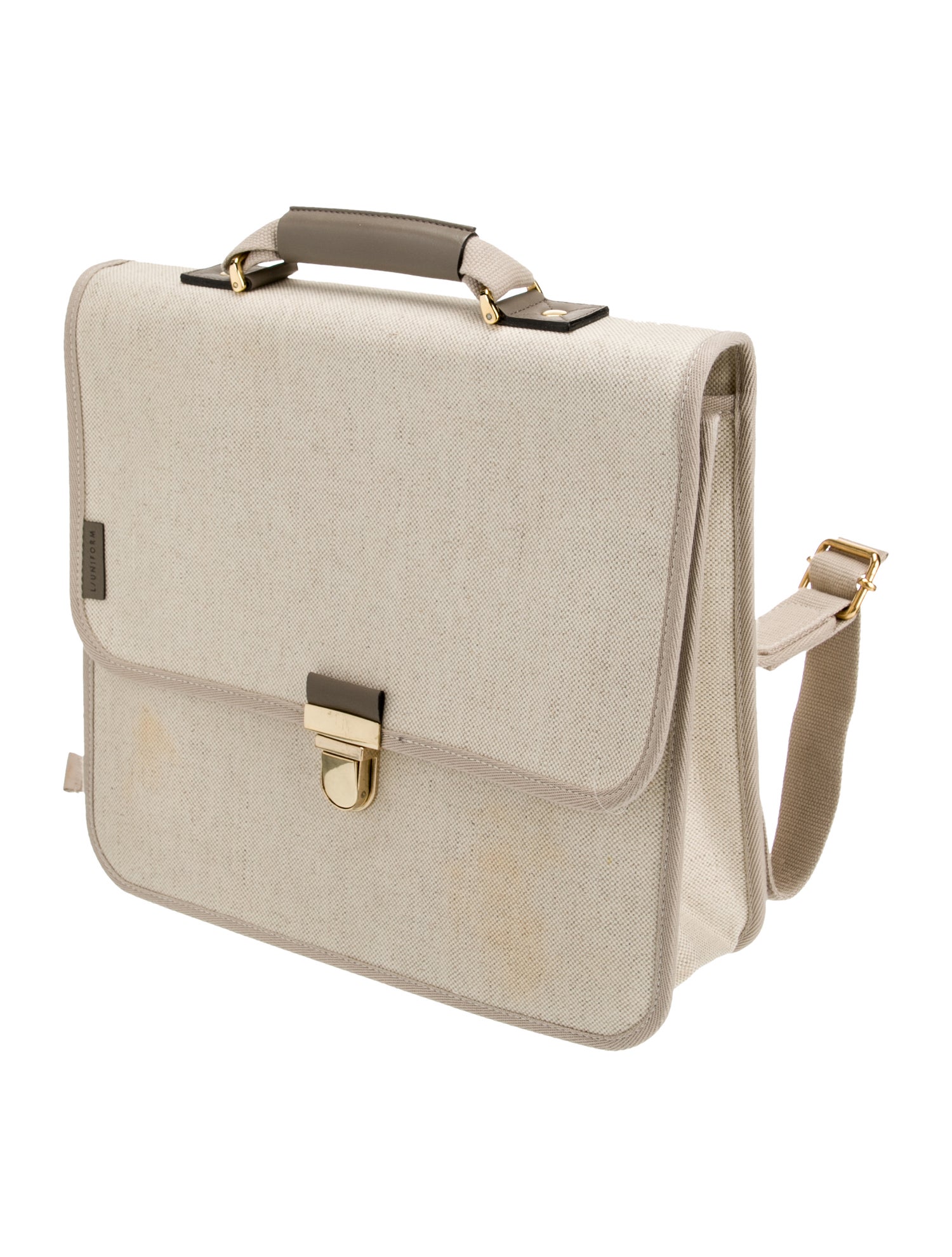 L/UNIFORM Canvas Briefcase