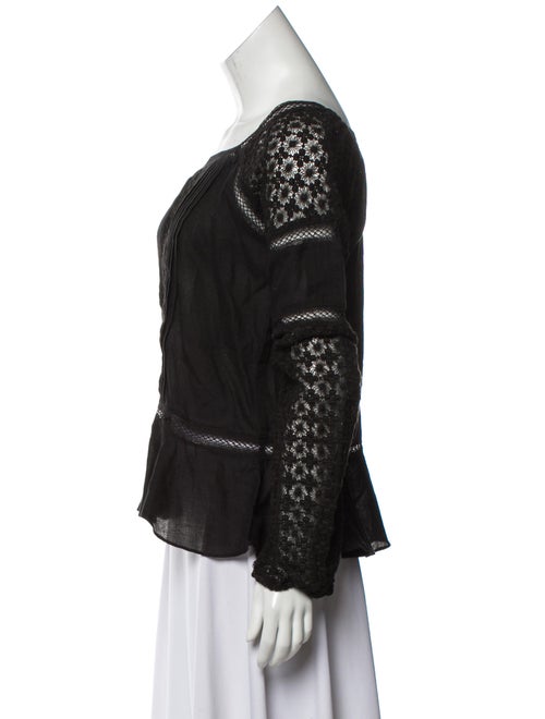 Love Sam Square Neckline Long Sleeve Blouse