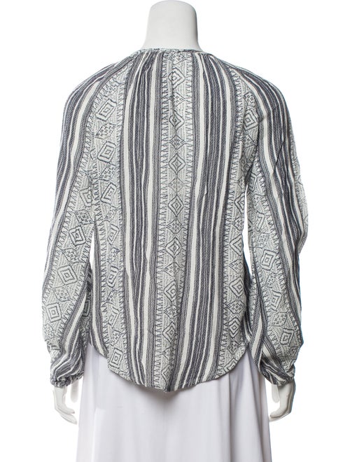 Love Sam Printed Scoop Neck Blouse