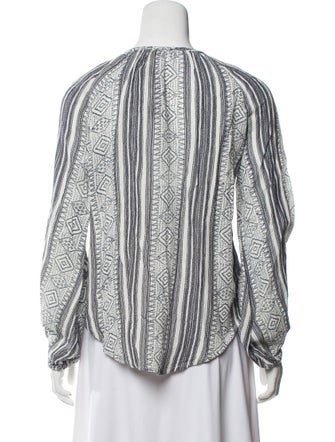 Love Sam Printed Scoop Neck Blouse