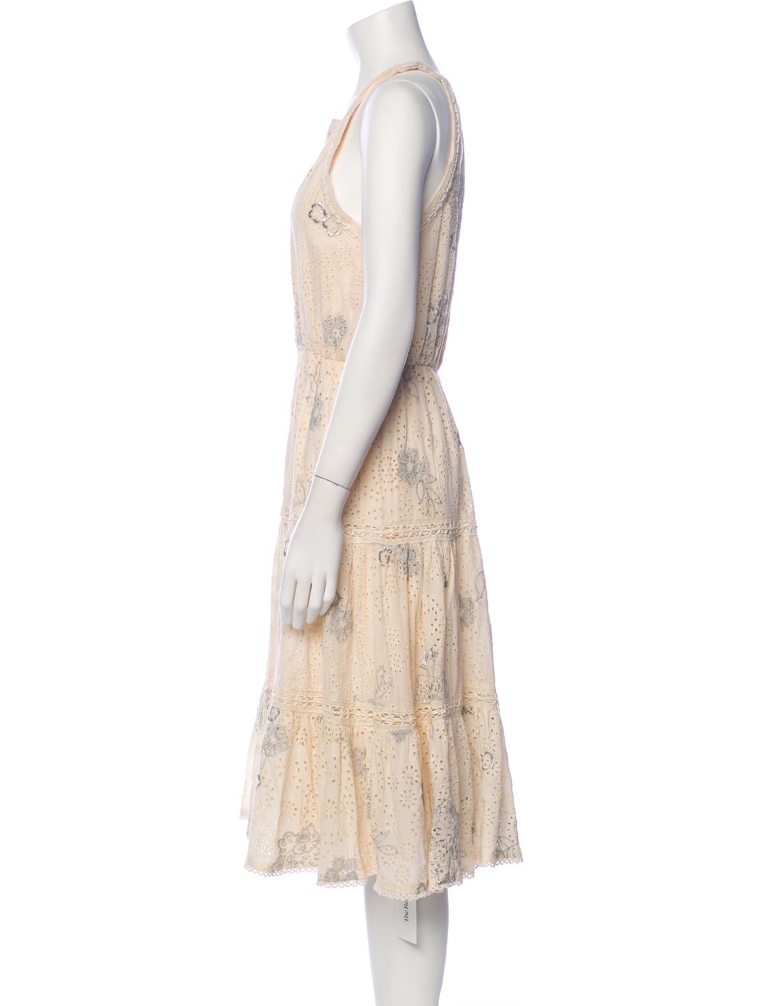 Love Sam Patterned Midi Length Dress