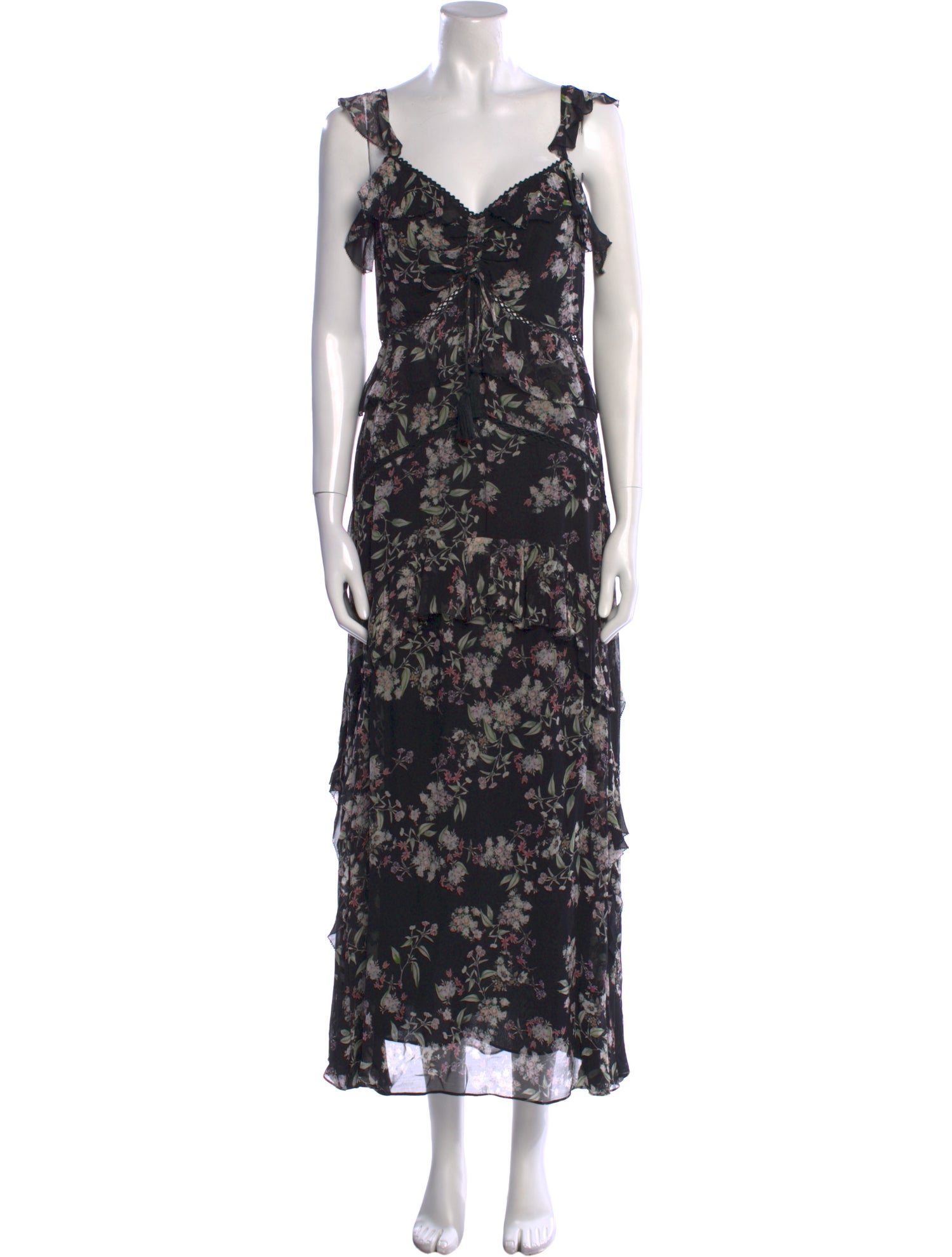 Love Sam Floral Print Long Dress