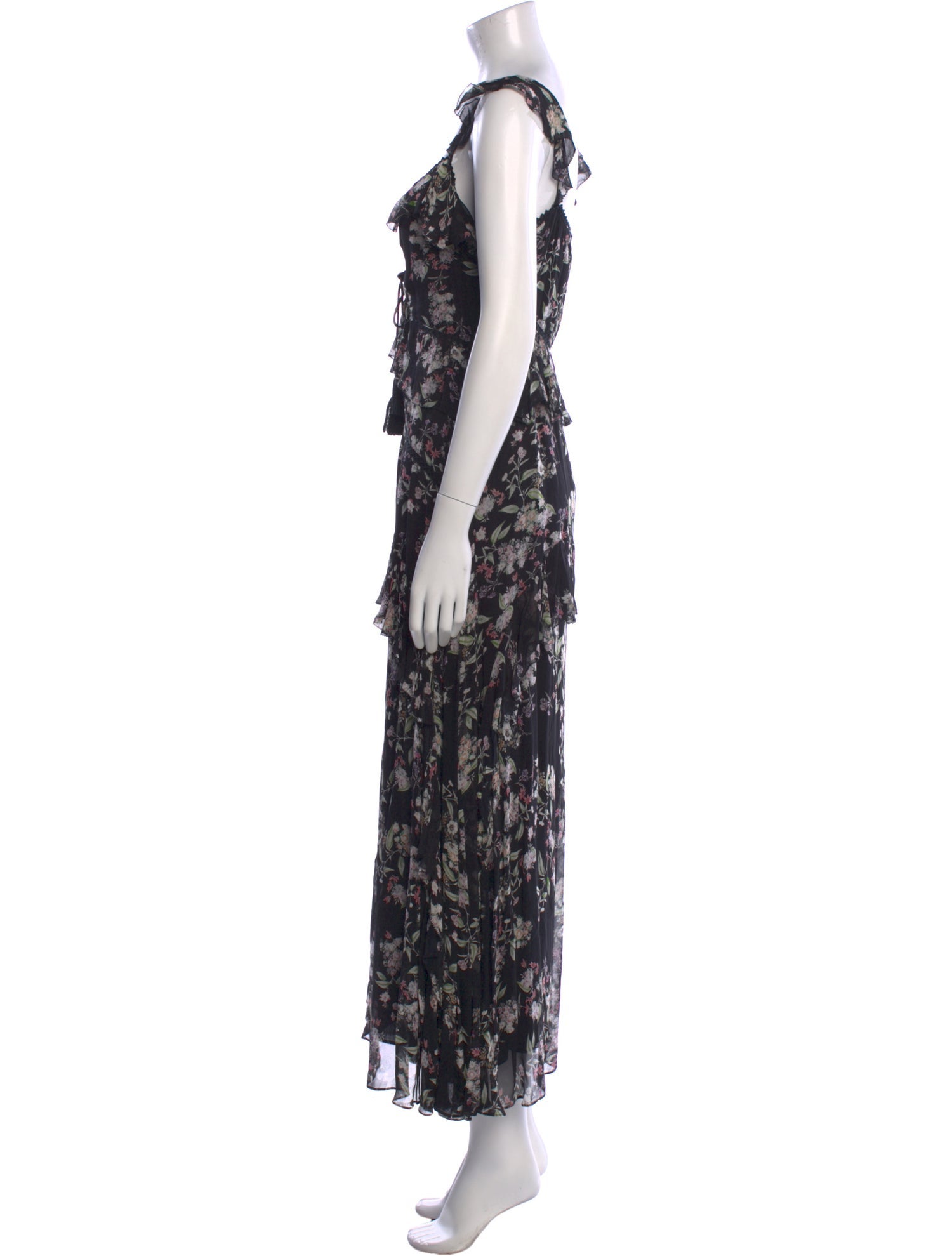 Love Sam Floral Print Long Dress