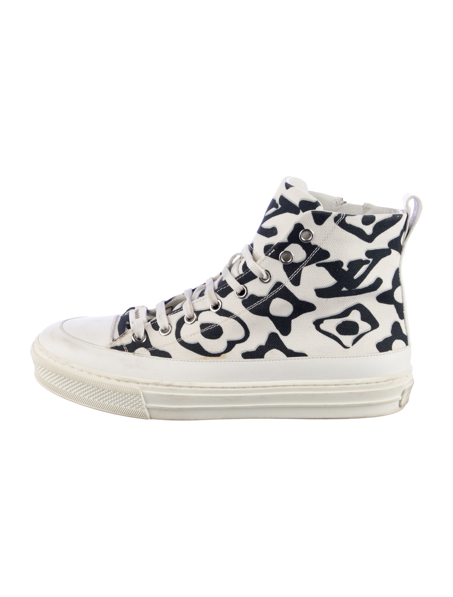 Louis Vuitton x Urs Fischer Canvas Printed Sneakers