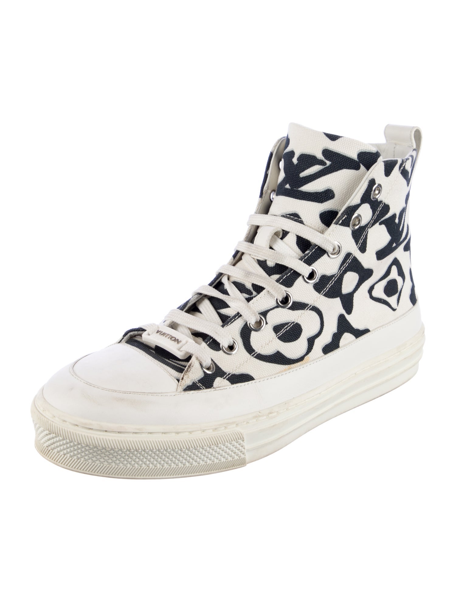 Louis Vuitton x Urs Fischer Canvas Printed Sneakers
