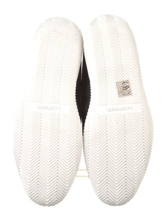 LO. WHITE Suede Sneakers