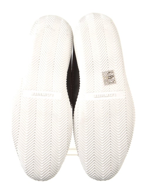 LO. WHITE Suede Sneakers