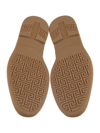 LO. WHITE Suede Loafers