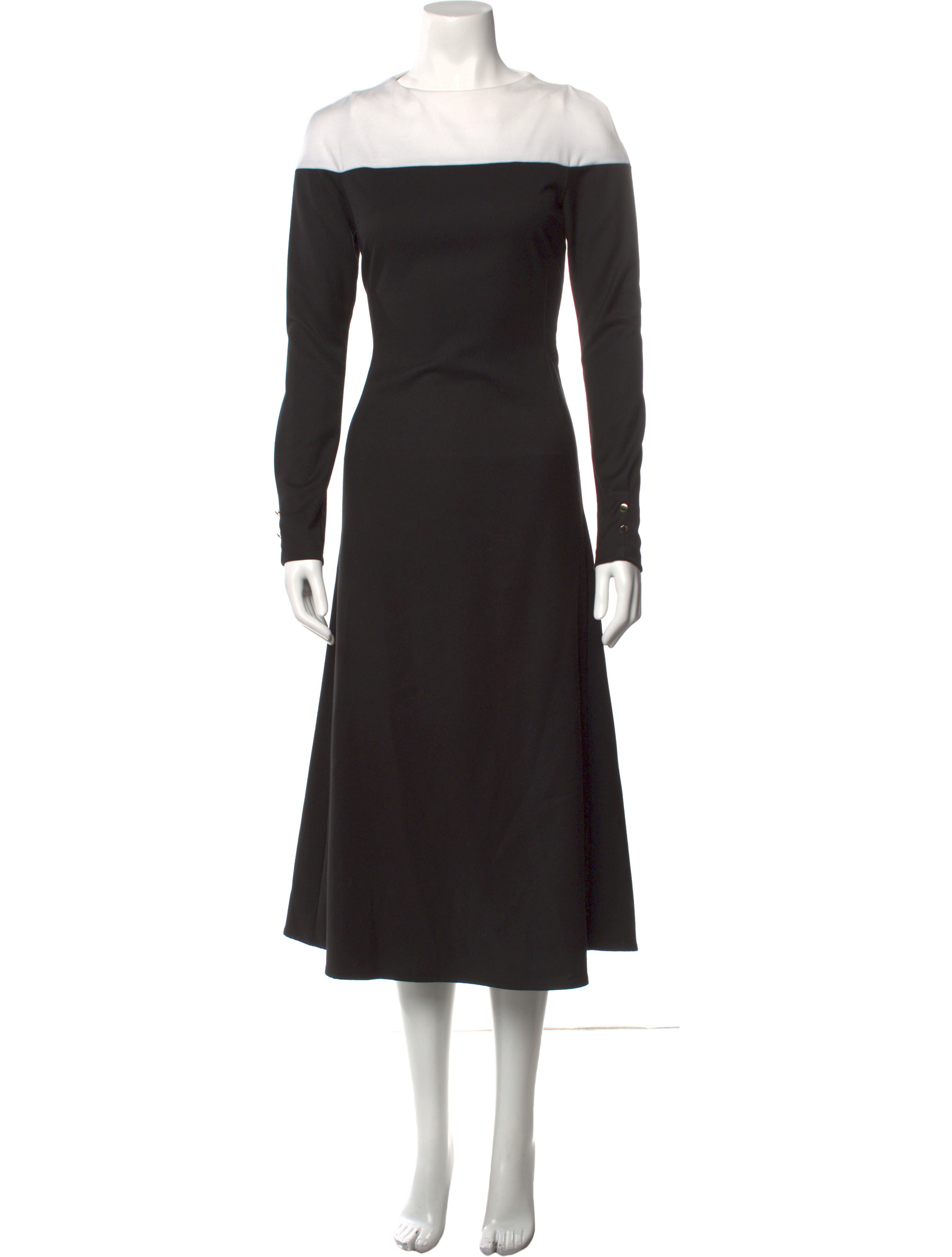 L'Autre Chose Off-The-Shoulder Midi Length Dress