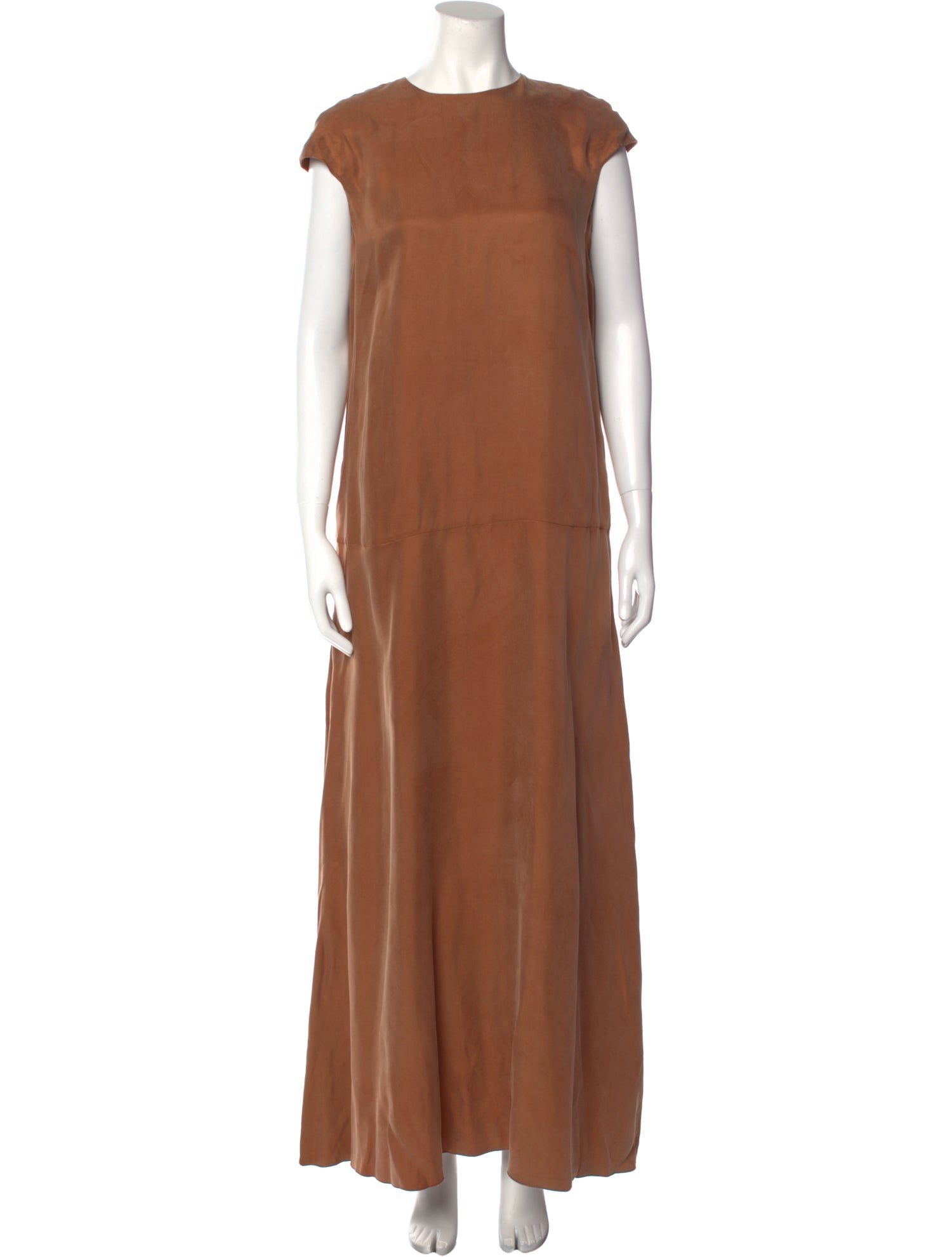 L'Autre Chose Crew Neck Long Dress