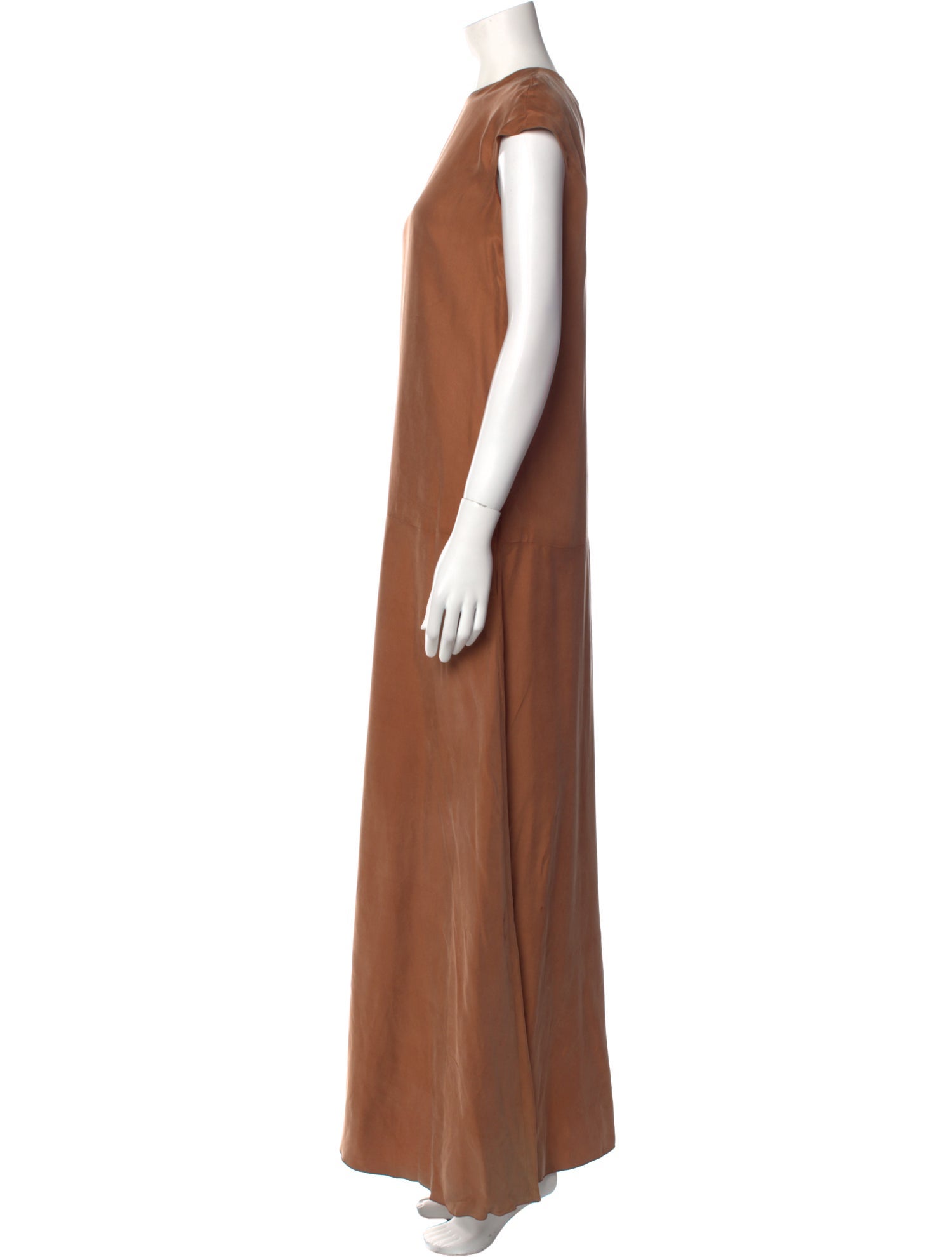 L'Autre Chose Crew Neck Long Dress