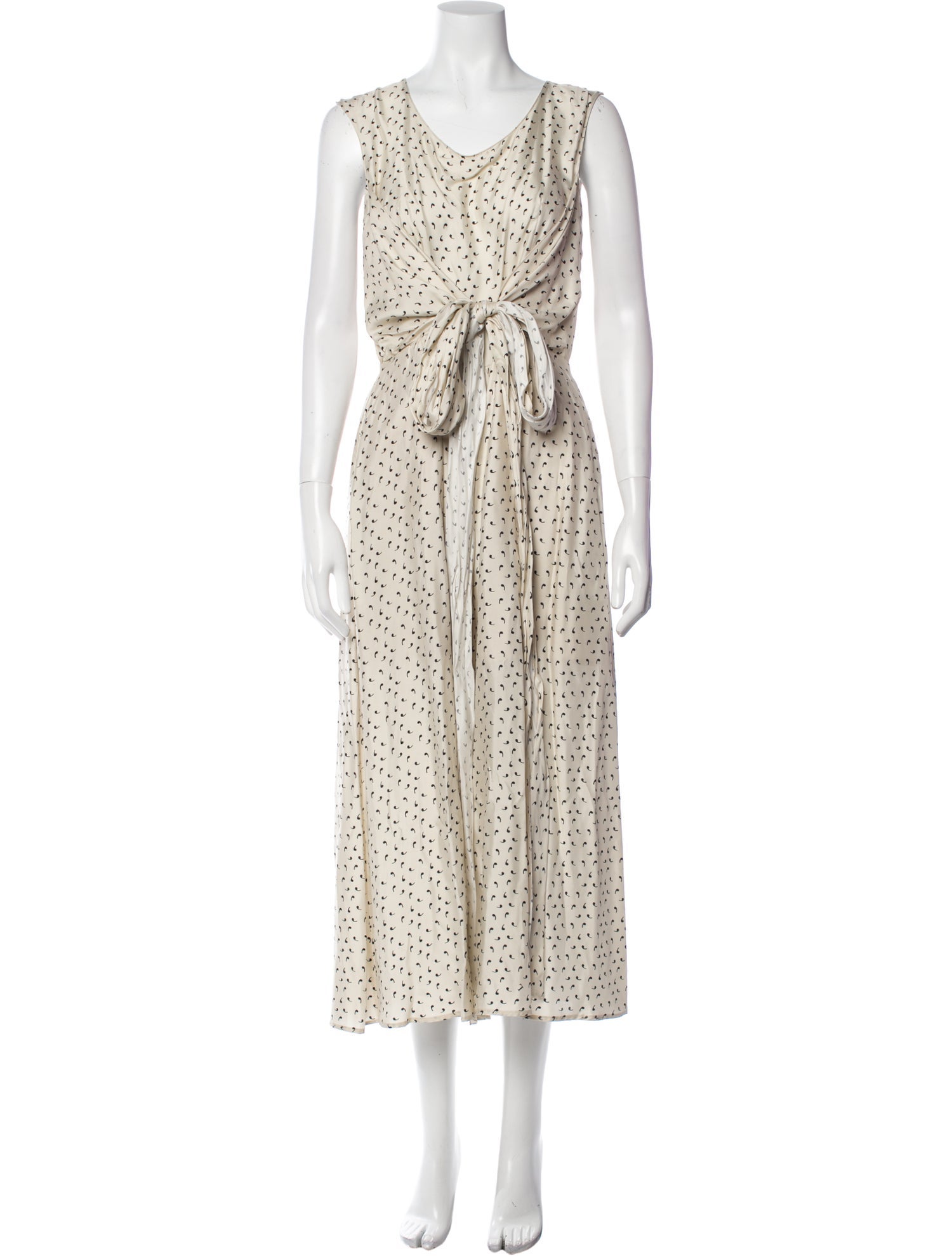 L'Autre Chose Printed Long Dress