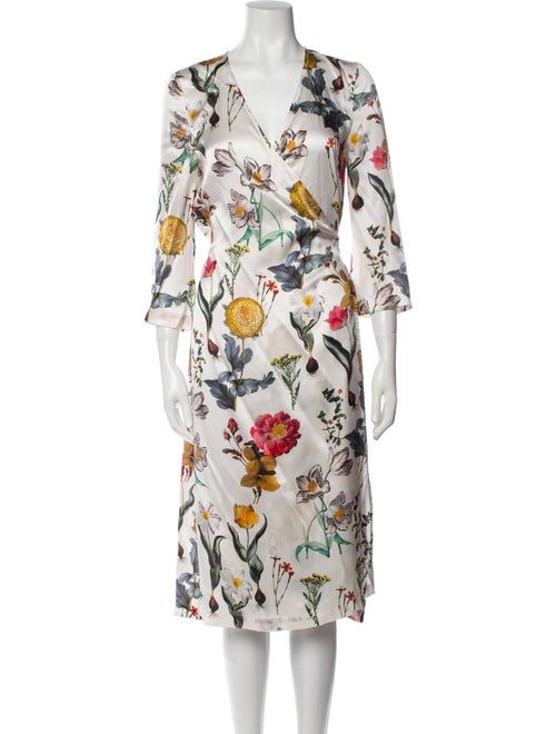 L'Autre Chose Silk Midi Length Dress