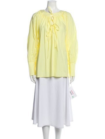 L'Autre Chose Tops Mock Neck Long Sleeve Tunic Us8, It44 | XL