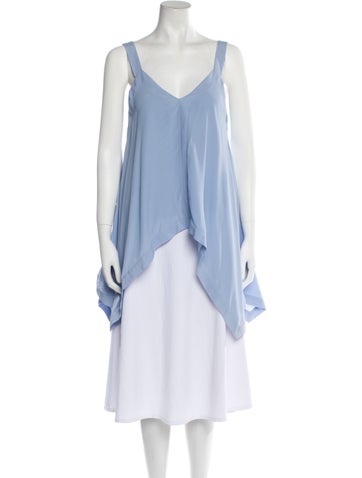 L'Autre Chose Tops V-Neck Sleeveless Tunic M