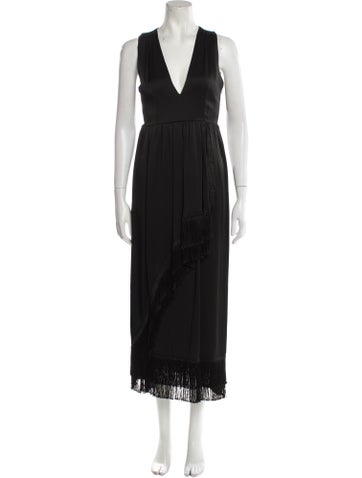 L'Autre Chose Dresses V-Neck Long Dress Us2, It38 | XS