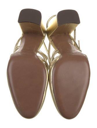 L'Autre Chose Leather Slingback Pumps