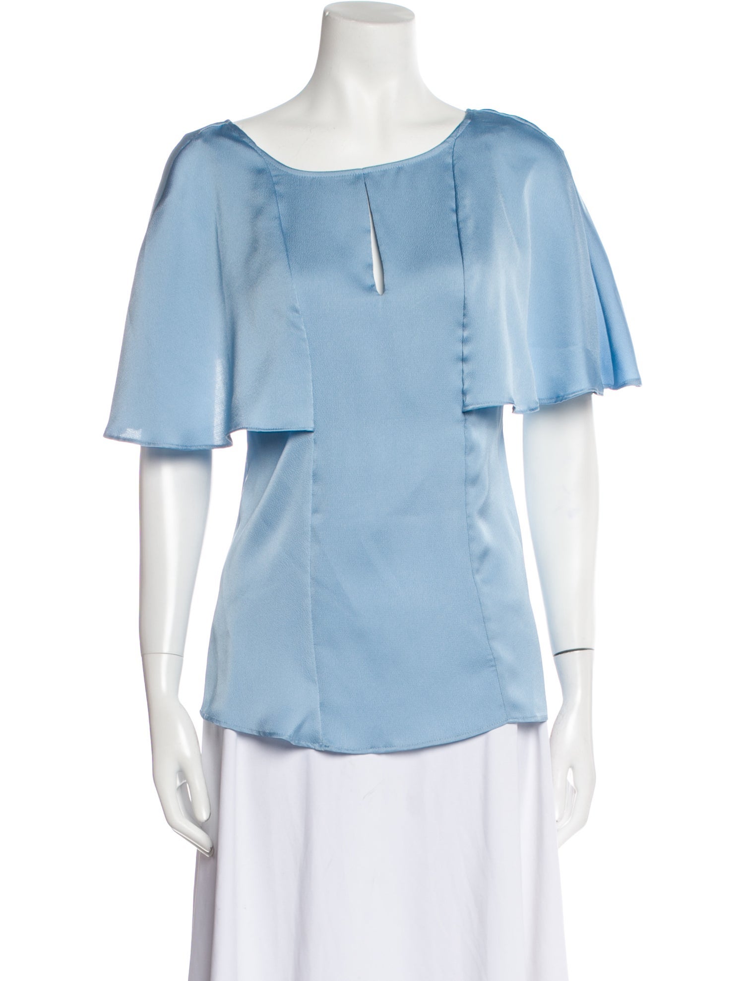 L'Autre Chose Scoop Neck Short Sleeve Blouse w/ Tags