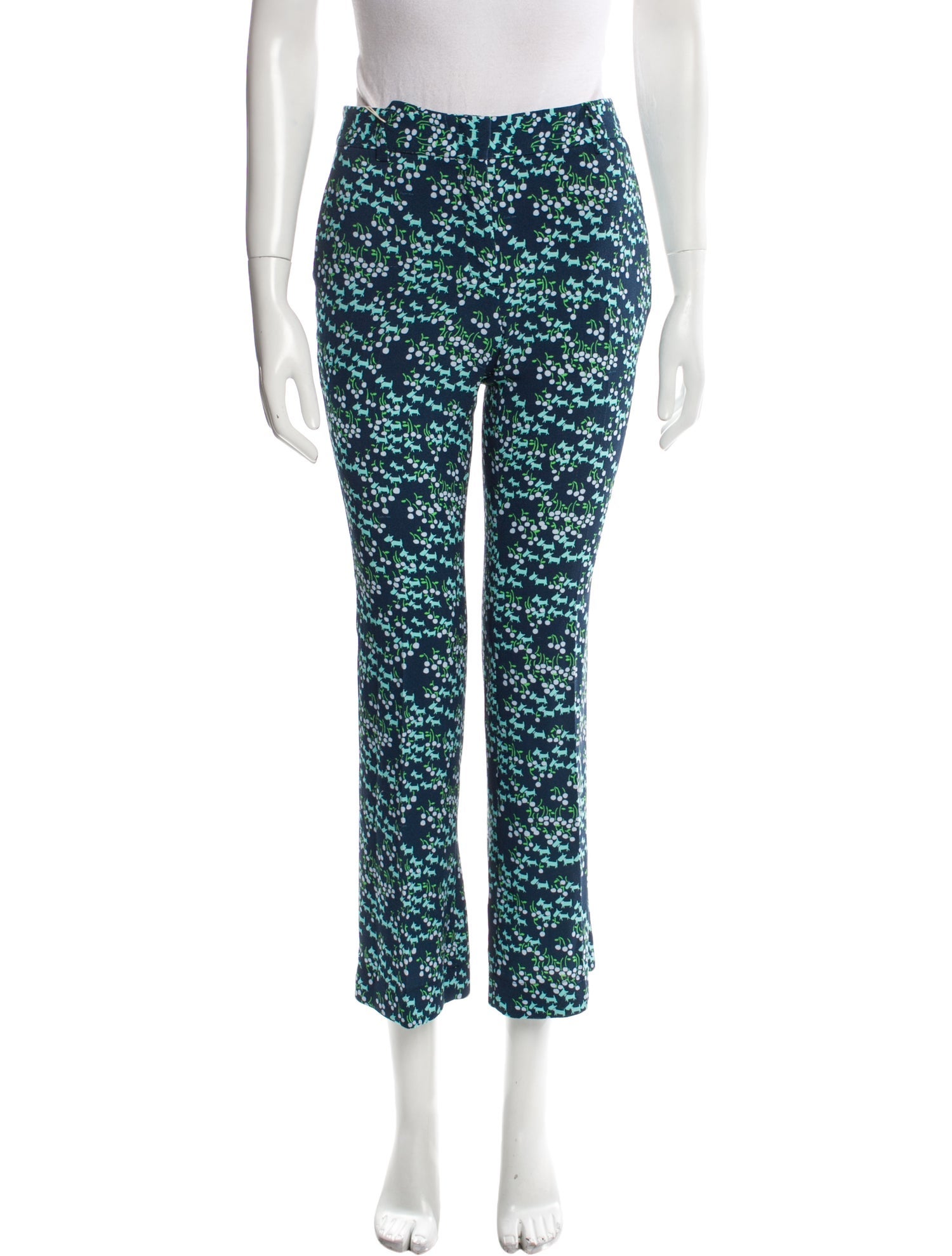 L'Autre Chose Printed Straight Leg Pants w/ Tags