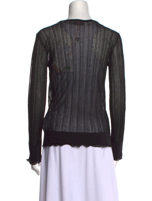 L'Autre Chose Scoop Neck Long Sleeve Top