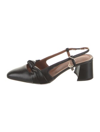 L'Autre Chose Leather Slingback Pumps