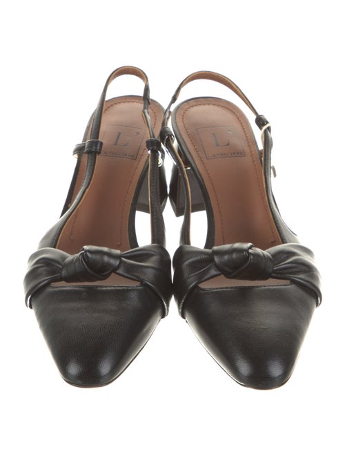 L'Autre Chose Leather Slingback Pumps