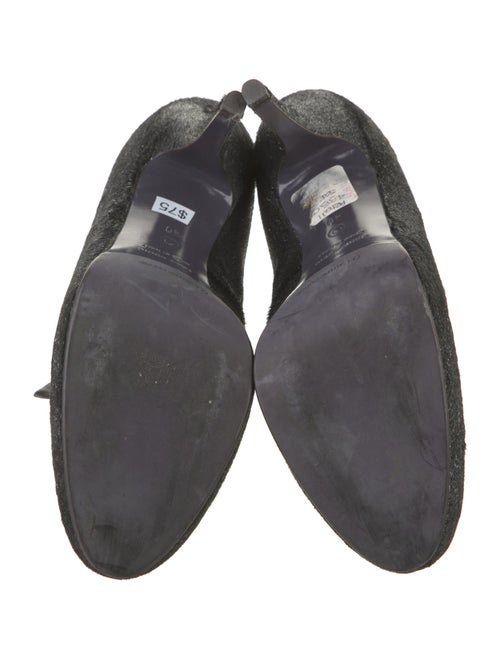 L'Autre Chose Ponyhair Bow Accents Pumps