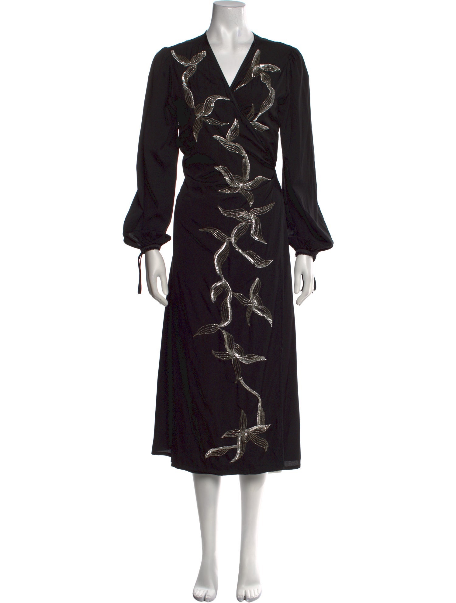 L'Autre Chose Printed Midi Length Dress