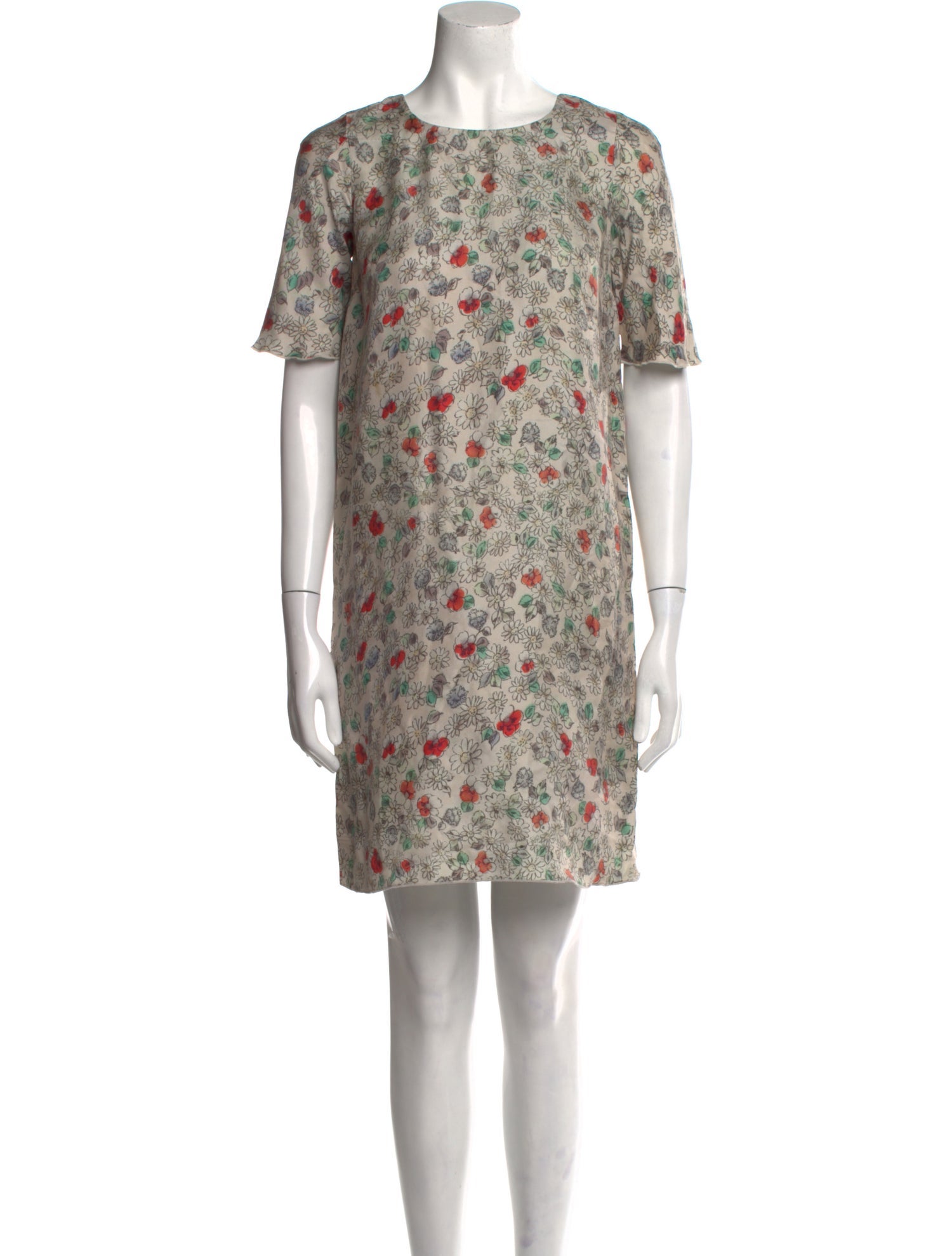 L'Autre Chose Silk Mini Dress