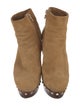 L'Autre Chose Suede Studded Accents Boots