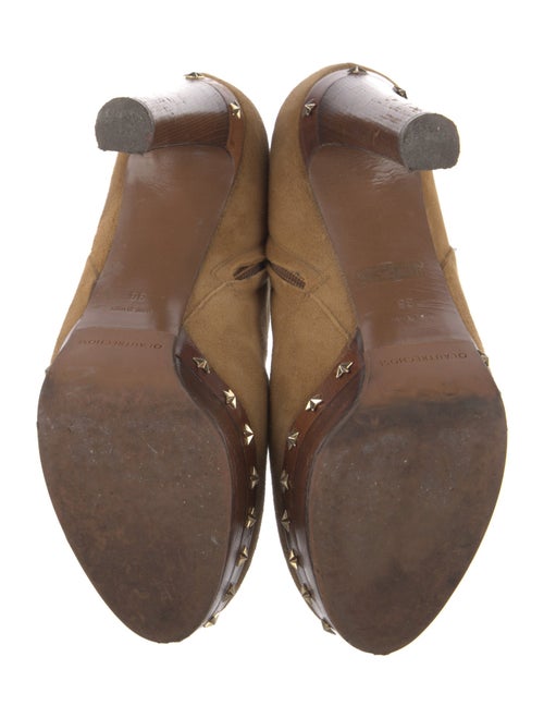 L'Autre Chose Suede Studded Accents Boots