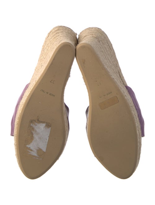 L'Autre Chose Leather Espadrilles