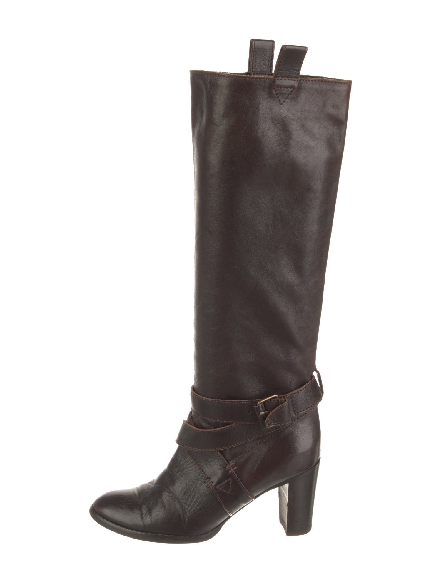 L'Autre Chose Leather Riding Boots