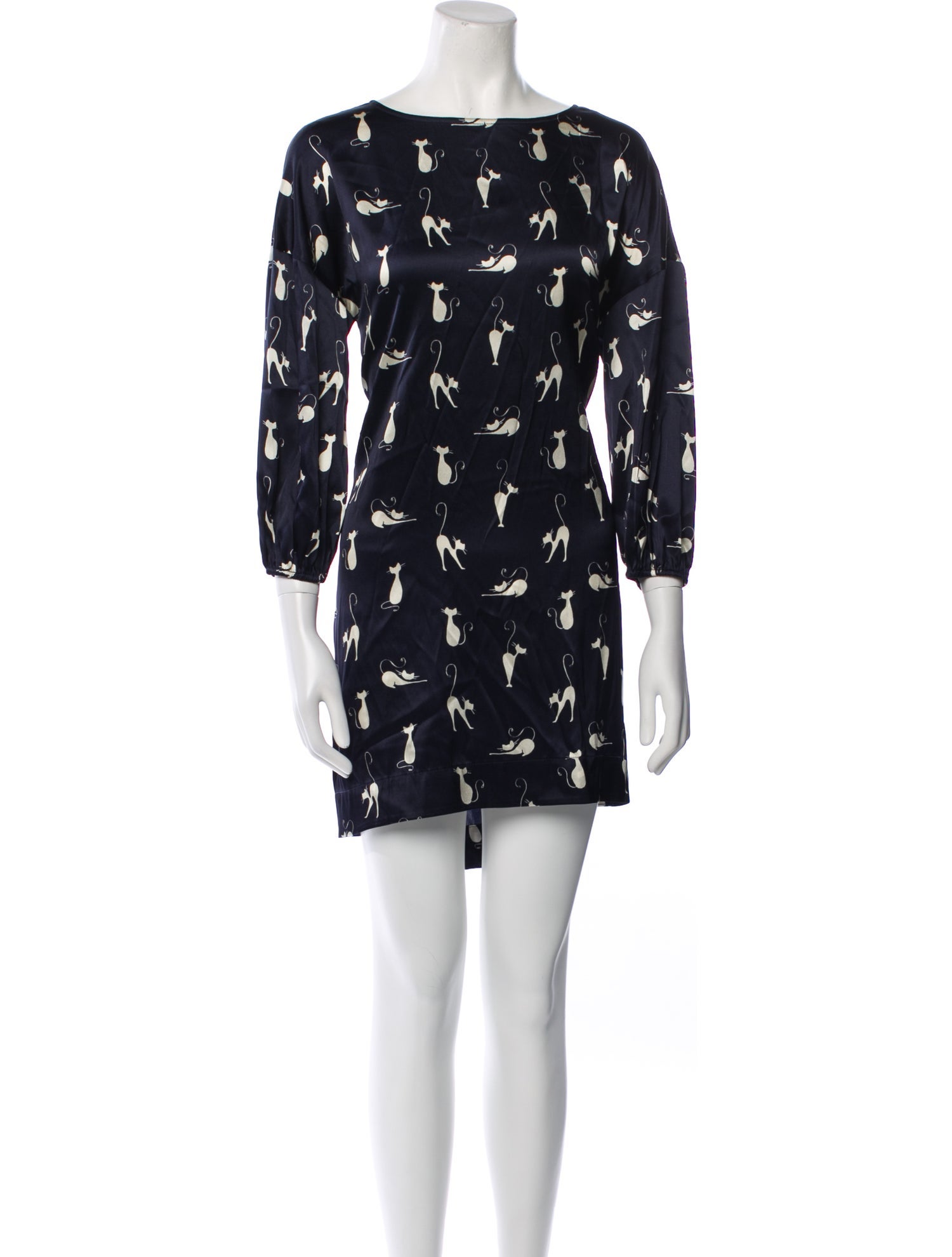 L'Autre Chose Silk Mini Dress