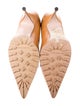 L'Autre Chose Leather Whipstitch Trim Pumps
