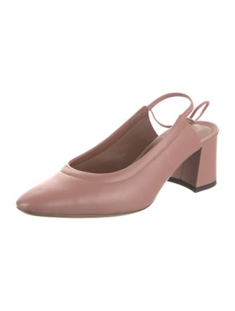 L'Autre Chose Leather Slingback Pumps