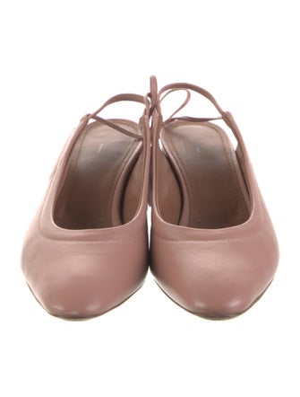 L'Autre Chose Leather Slingback Pumps