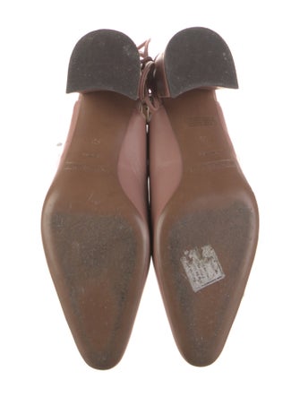 L'Autre Chose Leather Slingback Pumps