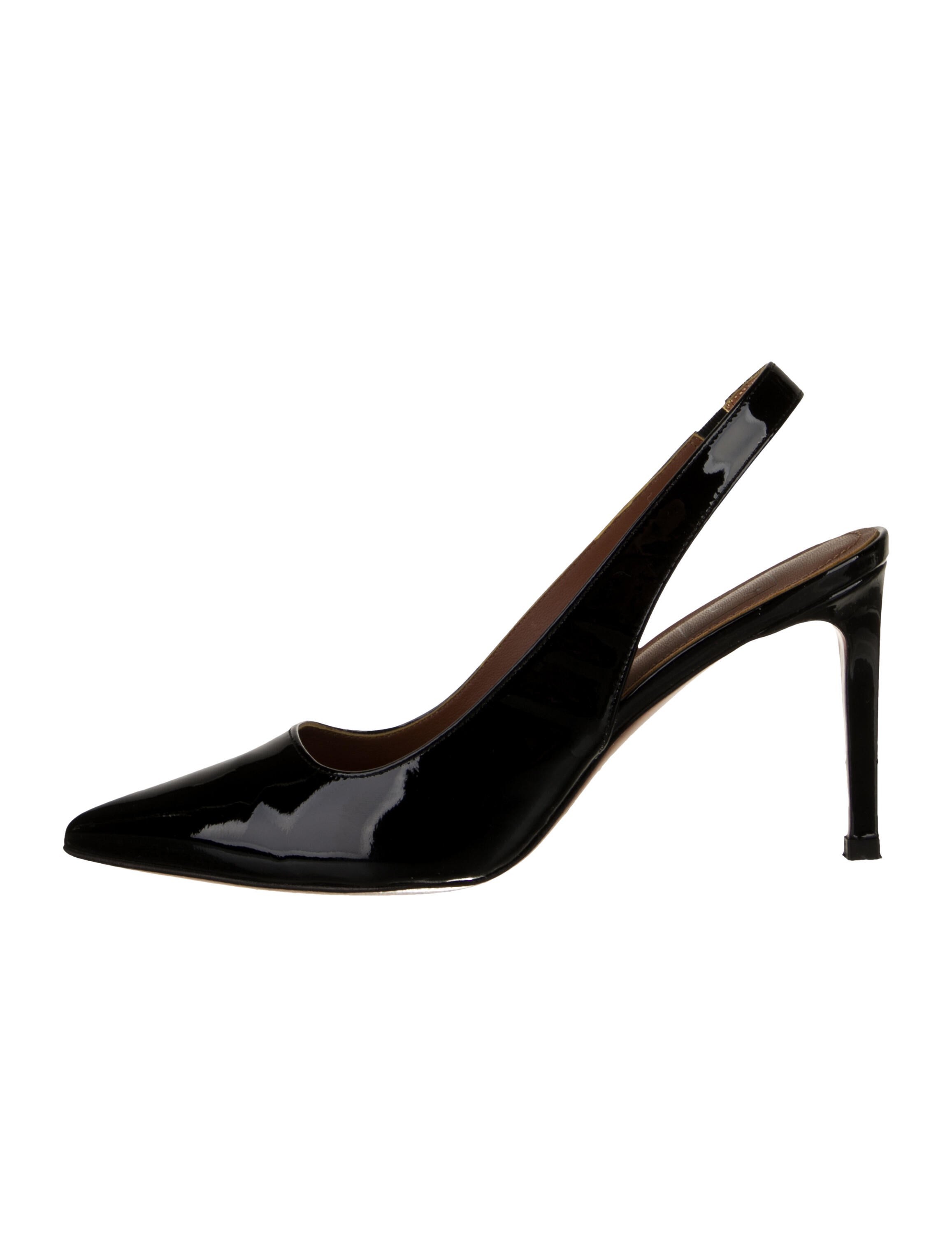 L'Autre Chose Patent Leather Slingback Pumps