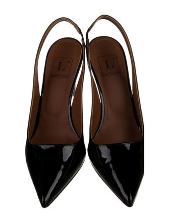 L'Autre Chose Patent Leather Slingback Pumps