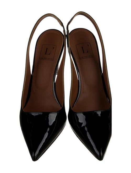 L'Autre Chose Patent Leather Slingback Pumps