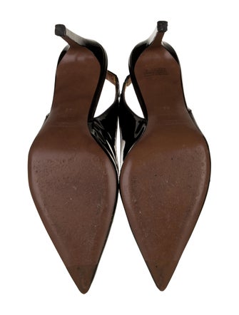 L'Autre Chose Patent Leather Slingback Pumps